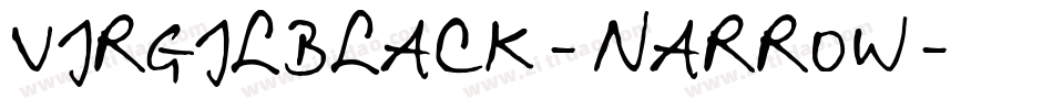VIRGILBLACK-NARROW字体转换