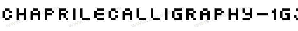 ChaprileCalligraphy-1GjXg字体转换