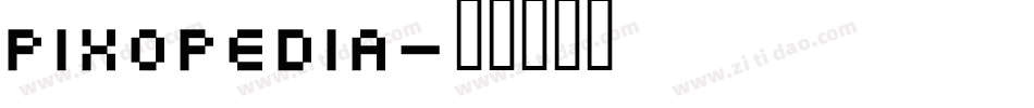 Pixopedia字体转换