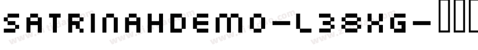 SatrinahDemo-L38xg字体转换