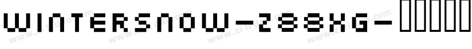 WinterSnow-z88xG字体转换
