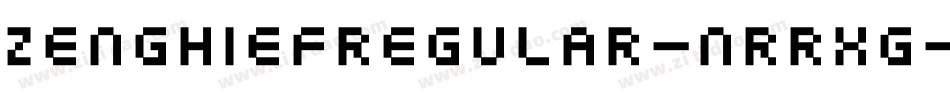 ZenghiefRegular-nRrXg字体转换