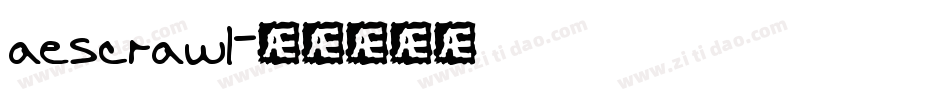 aescrawl字体转换