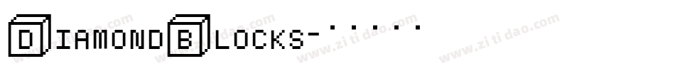 DiamondBlocks字体转换