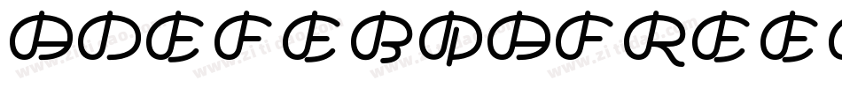Adefebiafreefont-2zPW字体转换