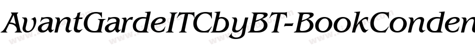 AvantGardeITCbyBT-BookCondensed字体转换