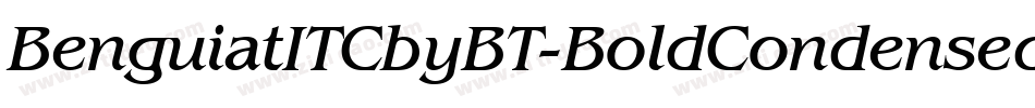 BenguiatITCbyBT-BoldCondensed字体转换