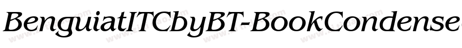 BenguiatITCbyBT-BookCondensed字体转换