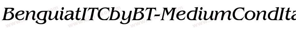 BenguiatITCbyBT-MediumCondItal字体转换