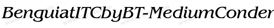 BenguiatITCbyBT-MediumCondensed字体转换