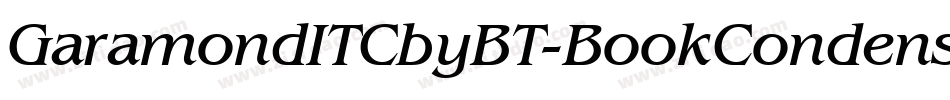 GaramondITCbyBT-BookCondensed字体转换