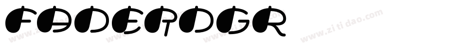 FADETOGR字体转换