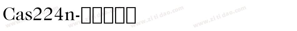 Cas224n字体转换