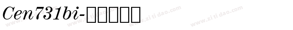 Cen731bi字体转换