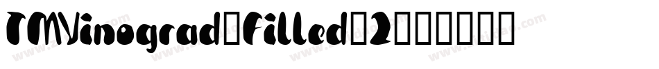 TMVinograd-Filled-2字体转换