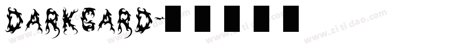 darkgard字体转换