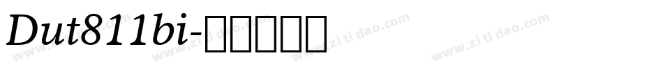 Dut811bi字体转换