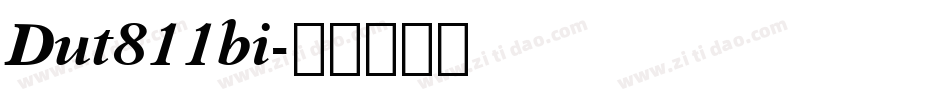 Dut811bi字体转换