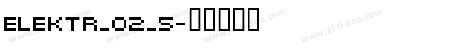 elektr_02_5字体转换