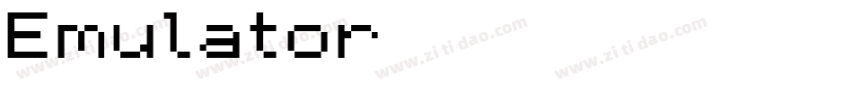 Emulator字体转换