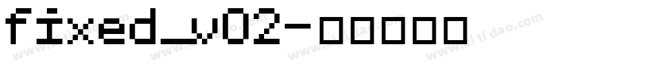 fixed_v02字体转换