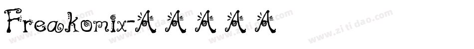 Freakomix字体转换