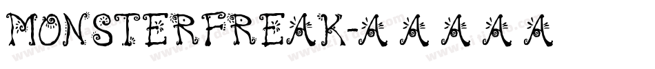 MONSTERFREAK字体转换