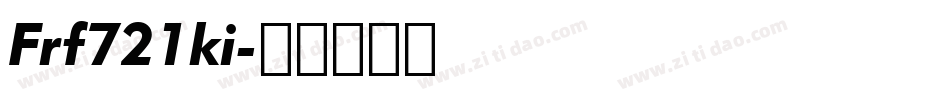 Frf721ki字体转换