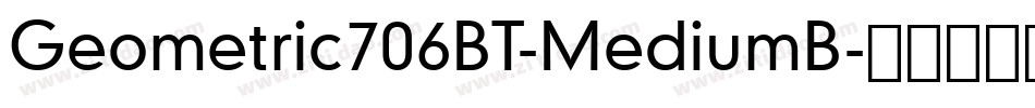 Geometric706BT-MediumB字体转换