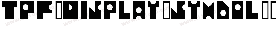 TPF-Display-Symbol字体转换