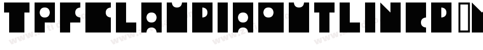 TpfClaudiaOutlined-w3J3字体转换