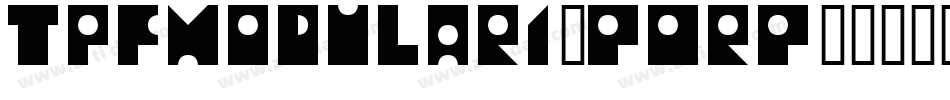 TpfModular1-POrP字体转换