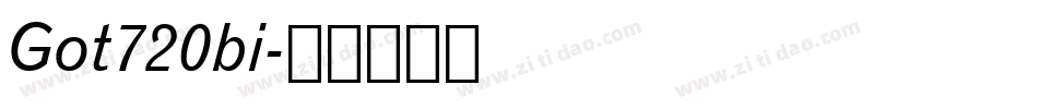 Got720bi字体转换