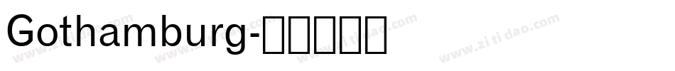 Gothamburg字体转换