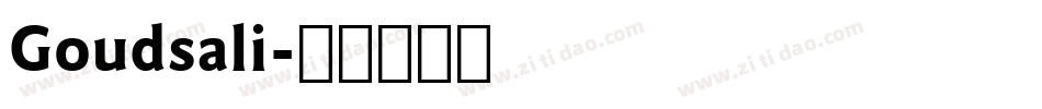 Goudsali字体转换
