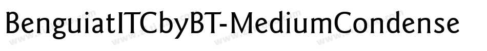BenguiatITCbyBT-MediumCondensed字体转换
