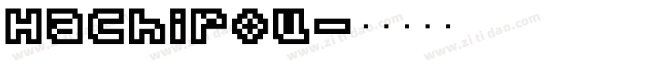 Hachirou字体转换
