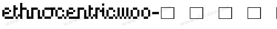 EthnocentricW00字体转换