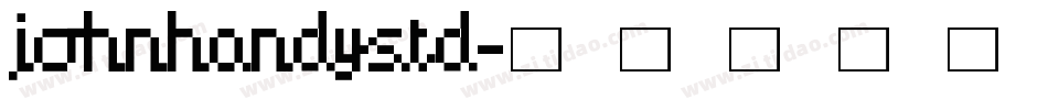 JohnHandyStd字体转换