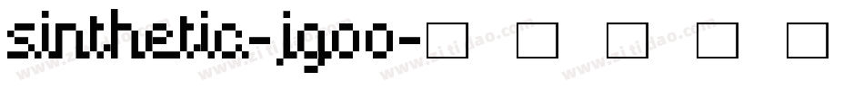 Sinthetic-jG00字体转换