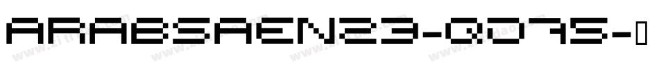 ArabSaenz3-qJ75字体转换