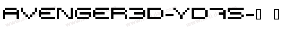 Avenger3D-yd75字体转换