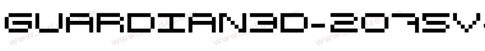 Guardian3D-2O75v字体转换