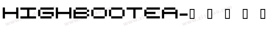 HIGHBOOTEA字体转换