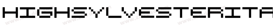 HighSylvesterItalic-8M8qD字体转换