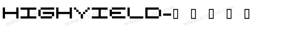 HighYield字体转换