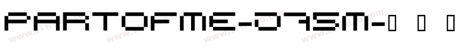 Partofme-j75M字体转换