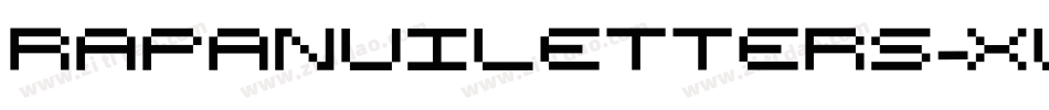 Rapanuiletters-xL75字体转换