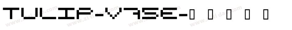 Tulip-v75E字体转换