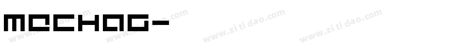 MECHAG字体转换